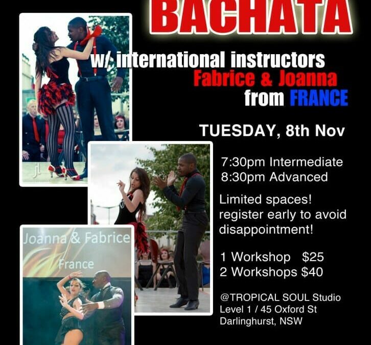 DOMINICAN BACHATA WORKSHOPS in Sydney!